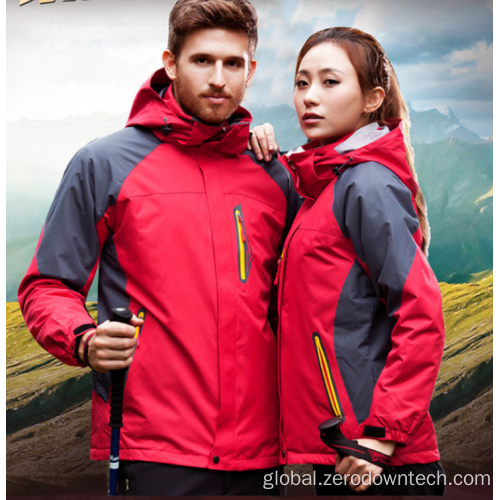 Outdoor Jacket 3 In 1 Jacket Winter Men Cotton Padded Hooded Down Coat Manufactory